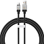 Кабель Type-C - USB для зарядки 2 м 100W 6A Baseus CoolPlay CAKW000701 (быстрая зарядка) черный