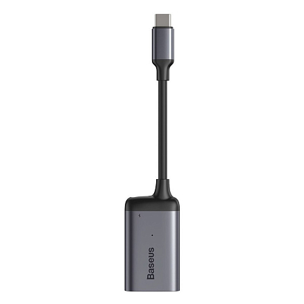 Переходник Type-C - Mini DisplayPort, Type-C PD Baseus Enjoyment серый