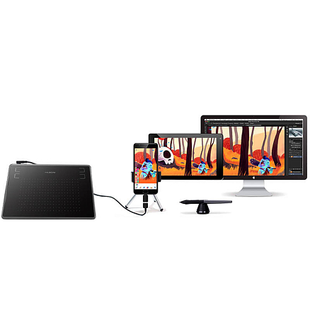 Графический планшет Huion Inspiroy H430P черный