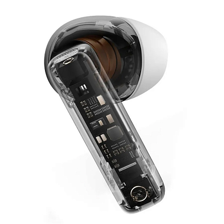 Наушники TWS беспроводные Bluetooth Baseus Bowie E9 вакуумные с микрофоном и активным шумоподавлением белые