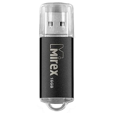 Флешка Mirex Unit 16GB металл черная