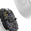Наушники TWS беспроводные Bluetooth Baseus Encok WM01 Plus вакуумные с микрофоном белые