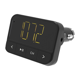 FM модулятор (трансмиттер) автомобильный с USB для зарядки и пультом Ritmix FMT-B200