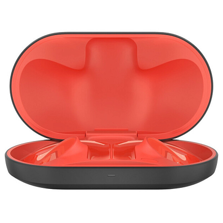 Наушники TWS беспроводные Bluetooth Haylou PurFree Buds OW01 вкладыши с микрофоном для спорта оранжевые