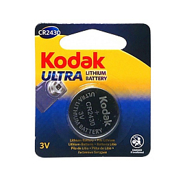 Батарейка CR2430 литиевая Kodak Ultra 1 шт.