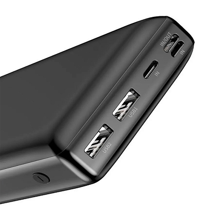 Внешний аккумулятор Baseus Mini JA 30000мАч (2хUSB, Type-C, ток 3А, быстрая зарядка PD, 15Вт) черный