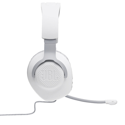 Наушники JBL Quantum 100 полноразмерные с микрофоном игровые белые