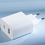 Зарядное устройство сетевое с USB и Type-C 33W Xiaomi Mi Wall Charger (быстрая зарядка QC, PD) белое