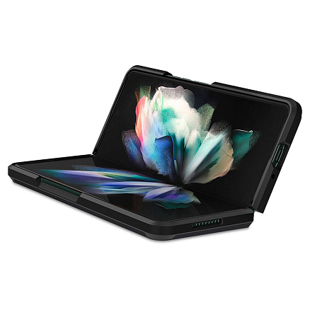 Чехол для Samsung Galaxy Z Fold 3 гибридный для экстремальной защиты Spigen Tough Armor черный