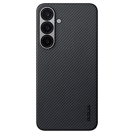Чехол для Samsung Galaxy S25 гибридный Pitaka MagEZ 4 600D черно-серый