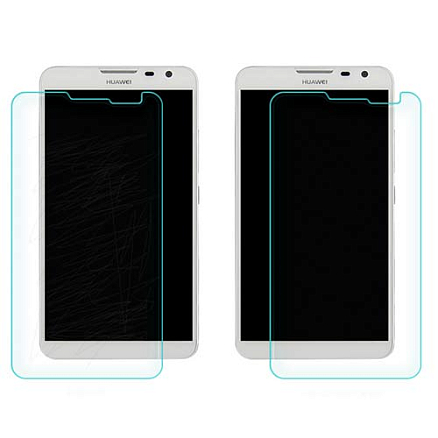 Защитное стекло для Huawei Ascend Mate 2 на экран противоударное Nillkin H