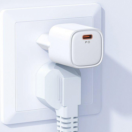 Зарядное устройство сетевое Type-C 20W McDodo CH-4020 (быстрая зарядка PD)  белый