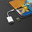 Картридер Type-C 3.2 Gen 1 для SD и MicroSD Ugreen CM265 белый