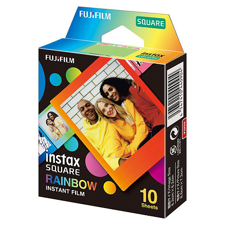 Картридж с фотопленкой для Fujifilm Instax Square Rainbow 10 снимков