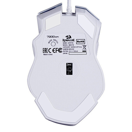 Игровая мышь Redragon Griffin (белый)