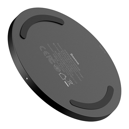 Беспроводная магнитная зарядка для телефона 15W Baseus Simple черная
