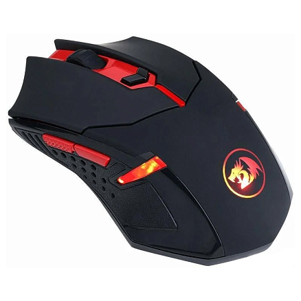 Набор коврик и мышь беспроводная оптическая 6 кнопок 2400 dpi Redragon M601WL-BA