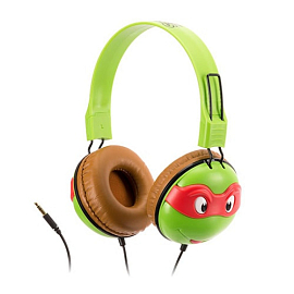 Наушники для детей Griffin (США) Черепашки-ниндзя Рафаэль