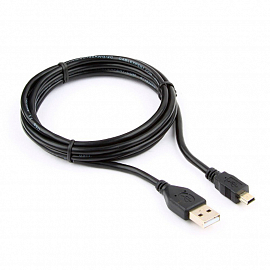 Кабель USB - MiniUSB для зарядки длина 1,8 м Cablexpert черный