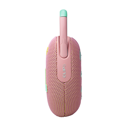 Портативная колонка JBL Clip 5 с защитой от воды мятно-розовая