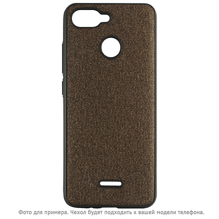 Чехол для Huawei Mate 20 Lite гибридный Volare Rosso Velvet коричневый