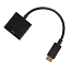 Переходник (преобразователь) DisplayPort - VGA (папа - мама) 15 см Cablexpert черный