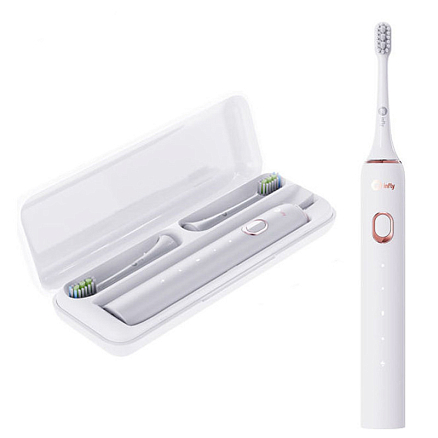 Зубная щетка электрическая Infly Electric Toothbrush PT02 белая с дорожным футляром