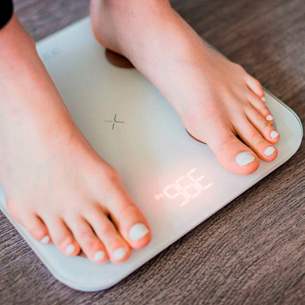 Умные напольные весы Picooc Mini Pro (Bluetooth) размер 29х29 см белые