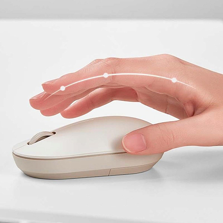 Мышь беспроводная оптическая Xiaomi Wireless Mouse Lite 2 1000 dpi белая
