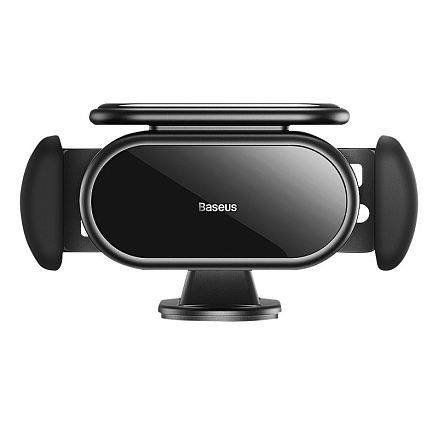 Держатель автомобильный на приборную панель Baseus Steel Cannon Pro черный