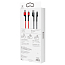 Кабель USB - Lightning для зарядки iPhone 1,5 м 2А плетеный Baseus Confidant красный