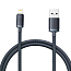 Кабель Baseus CAJY000101 USB Type-A - Lightning (1 м, черный)