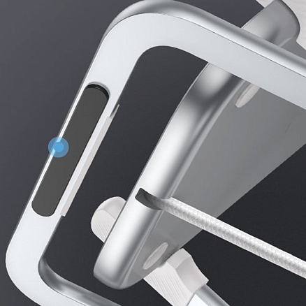 Беспроводная зарядка для телефона 15W Baseus Rib (быстрая зарядка) белая