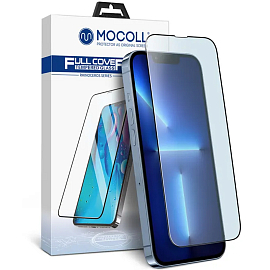 Защитное стекло для iPhone 14 Pro Max на весь экран противоударное Mocoll Rhinoceros 2.5D матовое 