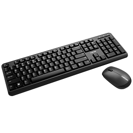 Набор клавиатура и мышь беспроводной Canyon SET-W20 черный