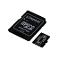 Карта памяти Kingston Canvas Select Plus MicroSDXC 64Gb UHS-I U1 V10 100 Мб/с с адаптером SD