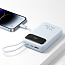 Внешний аккумулятор McDodo MC-3254 с встроенным кабелем Lightning 10000мАч (USB, Type-C, Lightning, 22.5 Вт) голубой