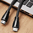 Кабель HDMI - HDMI (папа - папа) длина 1,5 м версия 2.1 8K 60Hz плетеный Ugreen HD140 черный