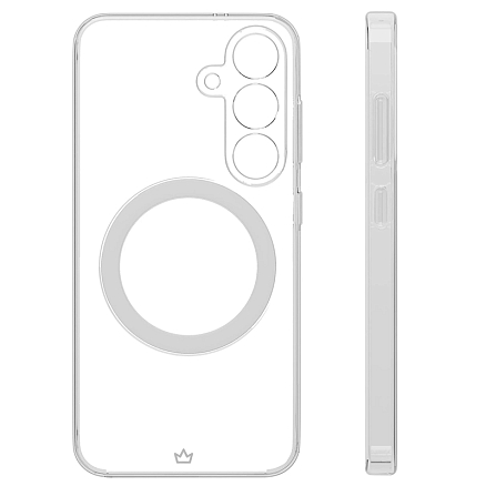 Чехол для Samsung Galaxy S25+ силиконовый VLP Puro MagSafe прозрачный