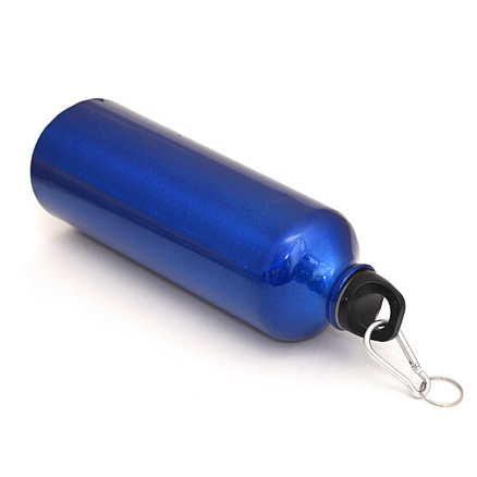 Бутылка для воды спортивная алюминиевая Sport Pot 750 мл синяя