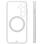 Чехол для Samsung Galaxy S25+ силиконовый VLP Puro MagSafe прозрачный