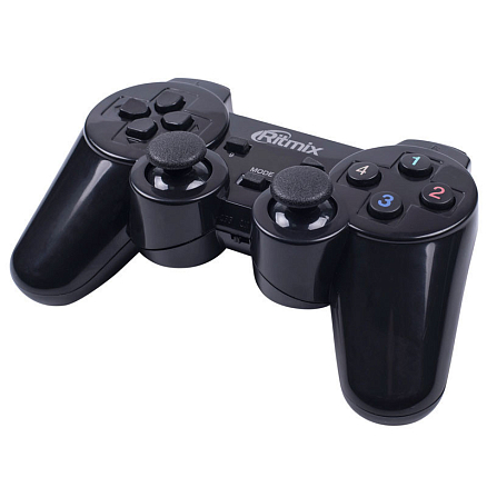 Джойстик (геймпад) для PS3 или ПК Ritmix GP-020WPS черный