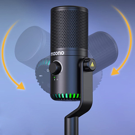 Микрофон для стрима Maono DM30 черный