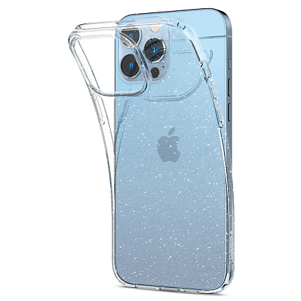 Чехол для iPhone 13 Pro Max гелевый с блестками Spigen SGP Liquid Crystal Glitter прозрачный