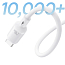 Кабель Type-C - Type-C для зарядки 1 м 240W магнитный органайзер Baseus PicoGo (быстрая зарядка PD) белый