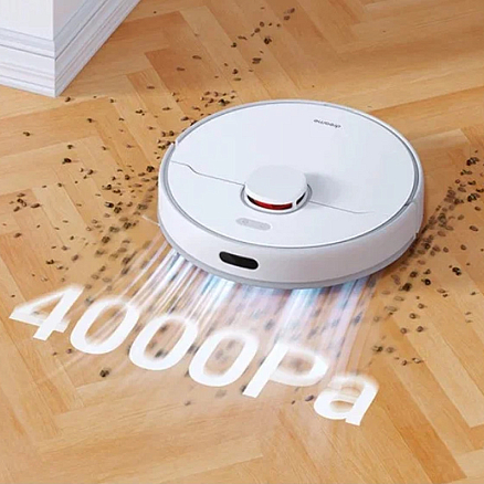 Робот-пылесос с влажной уборкой Dreame Robot Vacuum D10 Plus белый