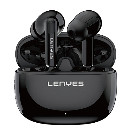 Наушники TWS беспроводные Lenyes AIR 68 вакуумные с микрофоном черные