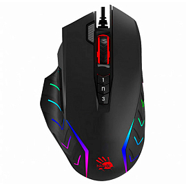 Мышь оптическая A4Tech Bloody P95s с подсветкой 9 кнопок 8000 dpi игровая черная