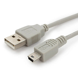 Кабель USB - MiniUSB для зарядки длина 0,9 м Gembird серый
