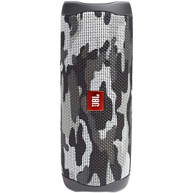 Портативная колонка JBL Flip 5 с защитой от воды камуфляж серый